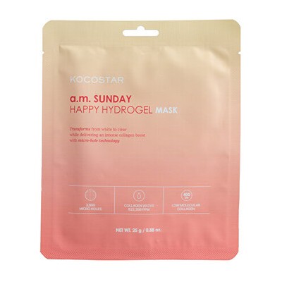 Kocostar Sunday Happy Hydrogel a.m. Mask - Hydratační pleťová maska 25.0g