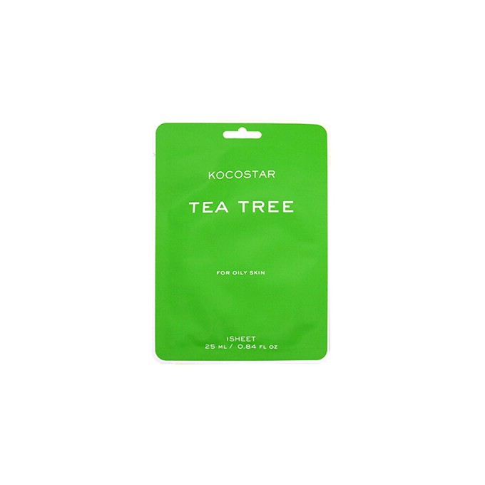 Kocostar Tea Tree Sheet Mask - Pleťová maska proti nedokonalostem 25ml