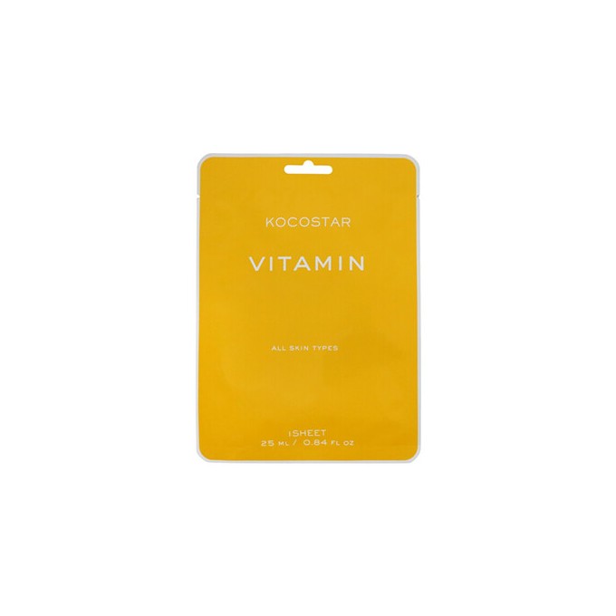 Kocostar Vitamin Sheet Mask - Antioxidační pleťová maska 25ml