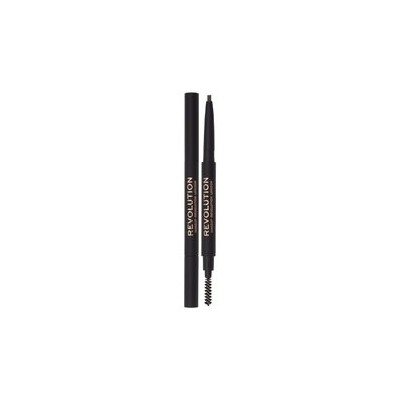Makeup Revolution Duo Brow Definer - Tužka na obočí 0,25 g Dark Brown