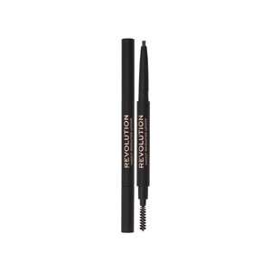 Makeup Revolution Duo Brow Definer - Tužka na obočí 0,25 g Dark Brown