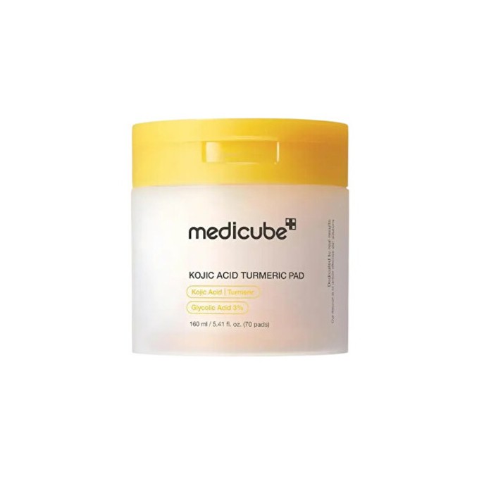 Medicube Kojic Acid Turmeric Toner Pad - Tonizační tampony ( 70 ks )