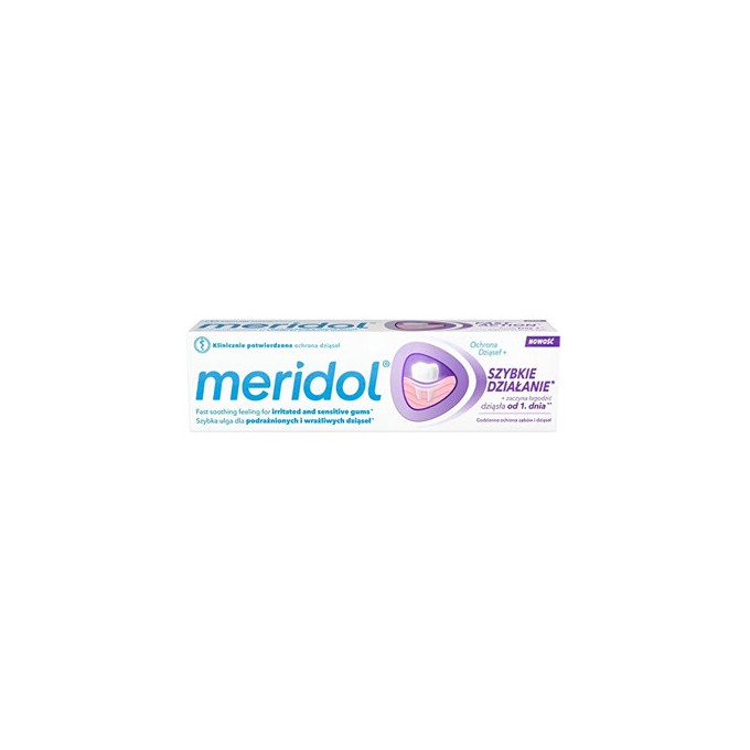 Meridol Fast Action Toothbrush - Zubní pasta 75ml
