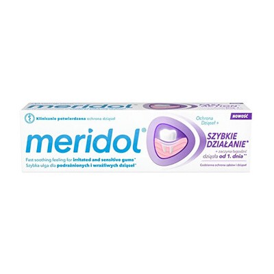 Meridol Fast Action Toothbrush - Zubní pasta 75ml