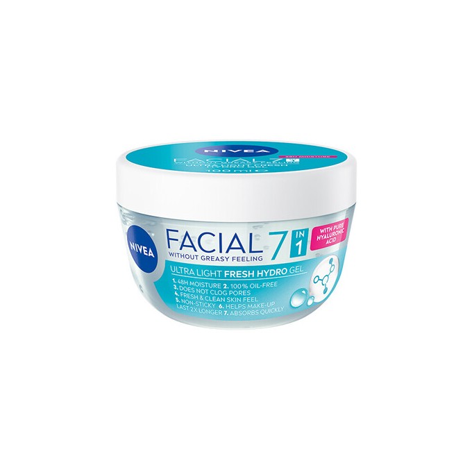 Nivea Facial Hydro Gel Fresh - Osvěžující pleťový gel 100ml