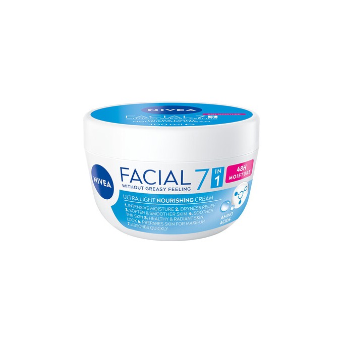 Nivea Facial Ultra Light Nourishing Cream - Výživný denní krém 100ml