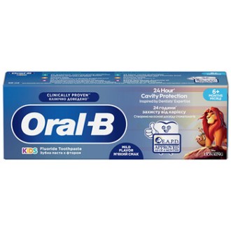 Oral B Kids Fluoride Toothpaste - Zubní pasta pro děti 60ml