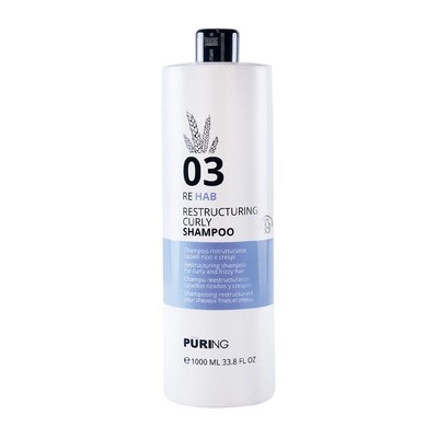 Puring 03 Rehab Restructuring Curly Shampoo - Restrukturalizační šampon pro kudrnaté a krepaté vlasy 1000ml