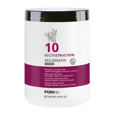 Puring 10 Reconstruction Veg-Keratin Mask - Regenerační maska 1000ml