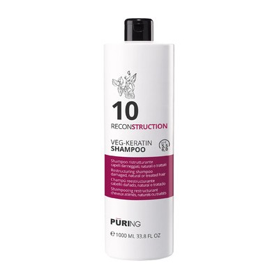 Puring 10 Reconstruction Veg-Keratin Shampoo - Regenerační šampon 1000ml