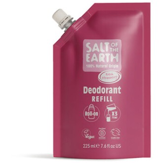 Salt-Of-The-Earth Fresh Strawberry Deo Refill - Náplň přírodního kuličkového deodorantu 225ml