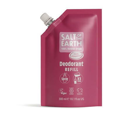 Salt-Of-The-Earth Fresh Strawberry Deodorant Refill - Náplň deodorantu ve spreji 300ml