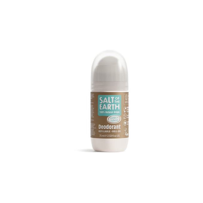 Salt-Of-The-Earth Ginger & Jasmine Deo Roll-on - Přírodní kuličkový deodorant 75ml