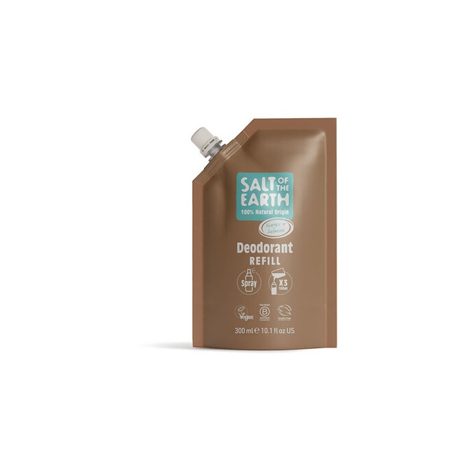 Salt-Of-The-Earth Ginger & Jasmine Deodorant Refill - Náplň deodorantu ve spreji 300ml