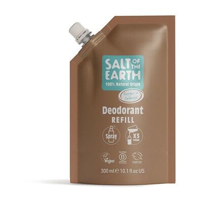 Salt-Of-The-Earth Ginger & Jasmine Deodorant Refill - Náplň deodorantu ve spreji 300ml