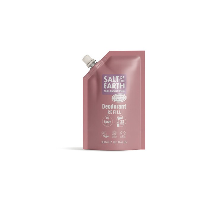 Salt-Of-The-Earth Lavender & Vanilla Deodorant Refill - Náplň deodorantu ve spreji 300ml