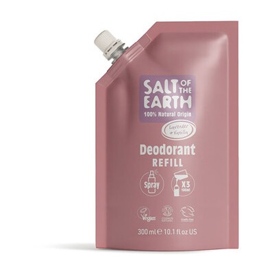Salt-Of-The-Earth Lavender & Vanilla Deodorant Refill - Náplň deodorantu ve spreji 300ml
