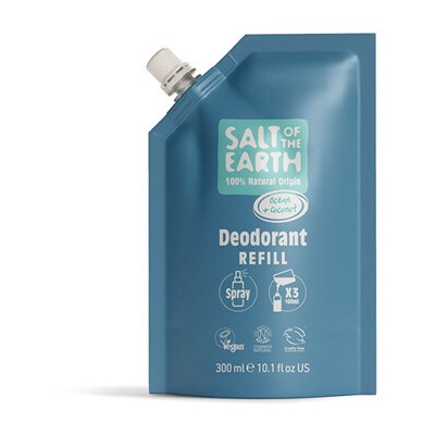 Salt-Of-The-Earth Ocean & Coconut Deodorant Refill - Náplň deodorantu ve spreji 300ml