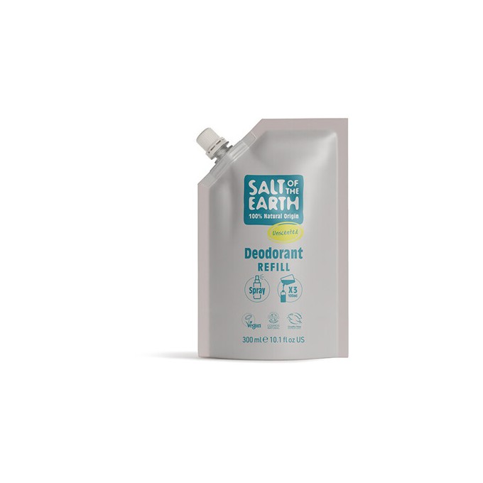 Salt-Of-The-Earth Unscented Deodorant Refill - Náplň deodorantu ve spreji 500ml