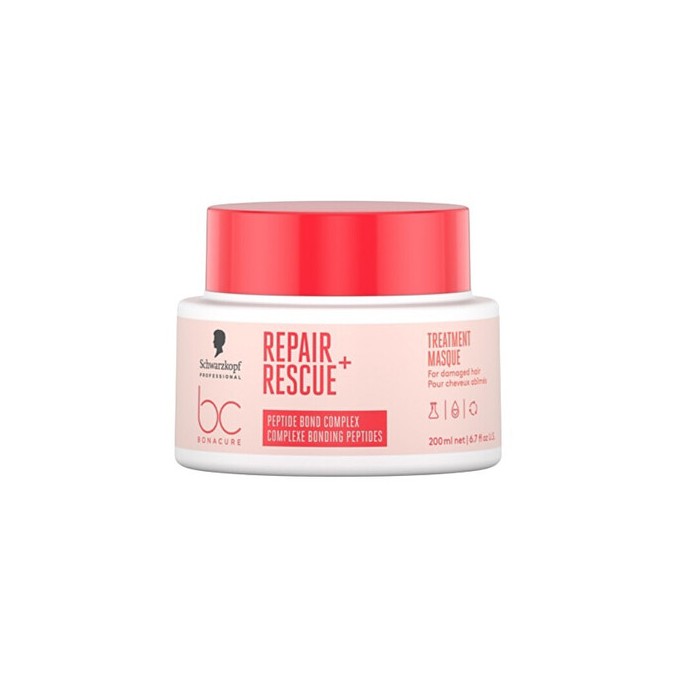 Schwarzkopf Professional Repair Rescue+ Peptide Treatment - Regenerační kúra na vlasy 200ml