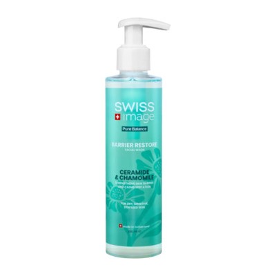 Swiss Image Pure Balance: Barrier Restore Facial Wash - Jemný pleťový čisticí gel pro citlivou pleť 200ml