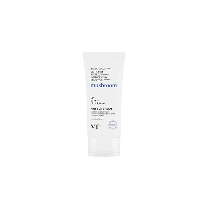 VT Cosmetics Airy Sun Mushroom Cream SPF 50+ - Zklidňující krém 50ml