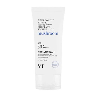 VT Cosmetics Airy Sun Mushroom Cream SPF 50+ - Zklidňující krém 50ml