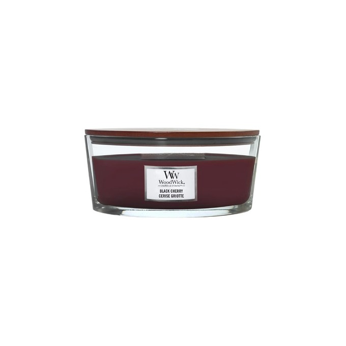 WoodWick Dark Cherry Loď ( višeň ) - Vonná svíčka 453.6g