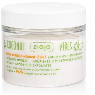 Ziaja Coconut Body Scrub & Mousse - Tělový peeling & pěna 2v1 270ml