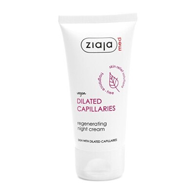 Ziaja Dilated Capillaries Regenerating Night Cream - Noční krém 50ml