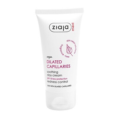 Ziaja Dilated Capillaries Soothing Day Cream SPF 10 - Pleťový krém 50ml