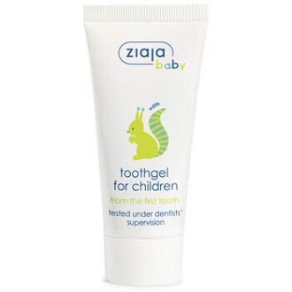 Ziaja Toothgel Toothbrush - Zubní gel bez fluoru 50ml