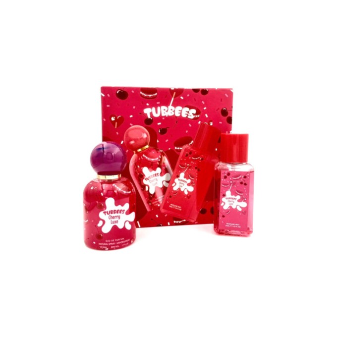 Tubbees Cherry Luxe Dárková sada EDP 50 ml a tělový sprej 75 ml 50ml