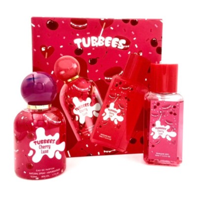 Tubbees Cherry Luxe Dárková sada EDP 50 ml a tělový sprej 75 ml 50ml