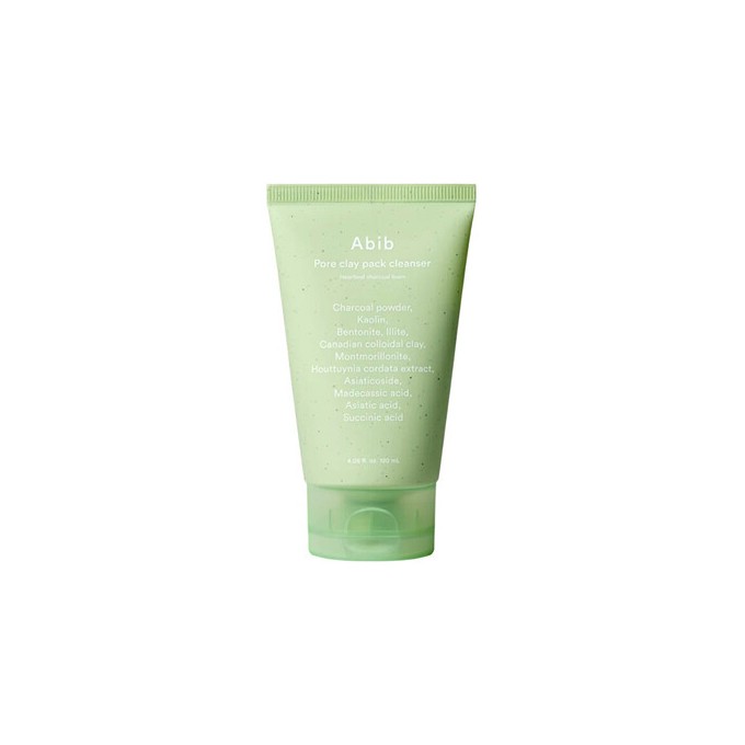 Abib Pore Clay Pack Cleanser Heartleaf Charcoal Foam - Čisticí pěna 120ml