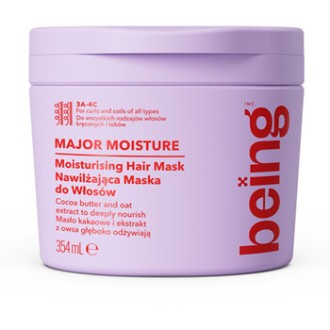 Being Major Moisture Moisturising Hair Mask - Maska na vlasy 354ml