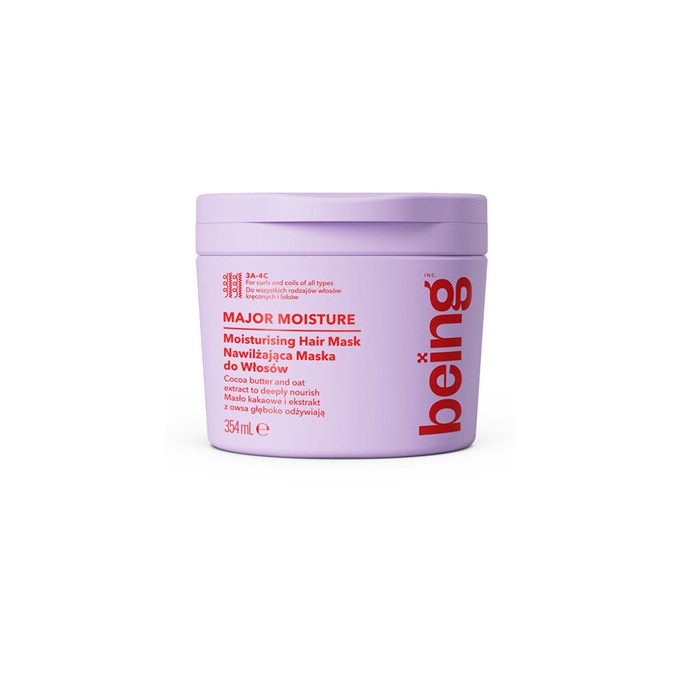 Being Major Moisture Moisturising Hair Mask - Maska na vlasy 354ml