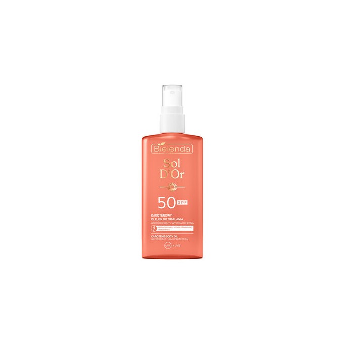 Bielenda Carotene Body Oil SPF 50 - Opalovací tělový olej 150ml