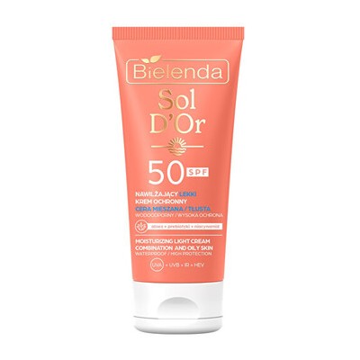 Bielenda Moisturizing Light Cream SPF 50 - Ochranný krém na obličej 50ml
