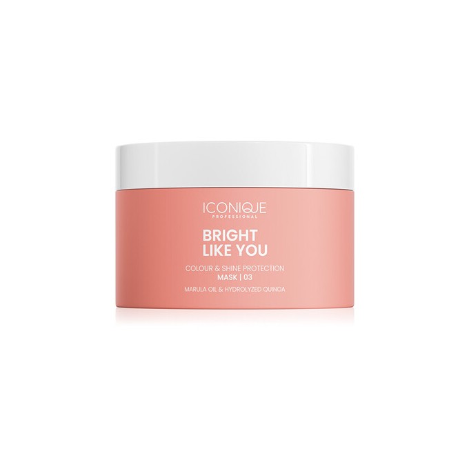ICONIQUE Professional Bright Like You Mask - Obnovující a ochranná maska pro barvené vlasy 200ml