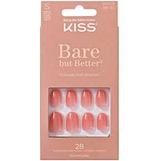 Kiss My Face Bare-But-Better Nails No More Naps - Umělé nehty 28 ks