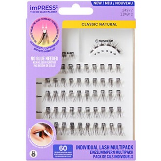 Kiss My Face imPRESS Individual Lash Multipacks 01 - Trsové řasy