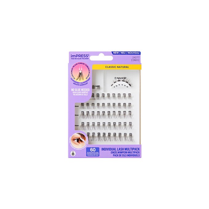 Kiss My Face imPRESS Individual Lash Multipacks 01 - Trsové řasy
