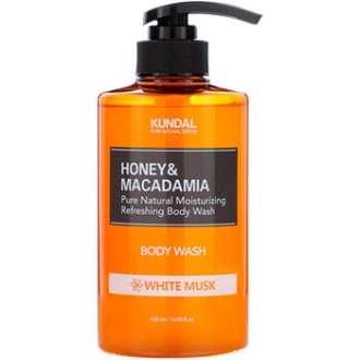 KUNDAL Honey & Macadamia White Musk Body Wash - Sprchový gel 500ml