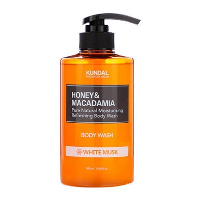 KUNDAL Honey & Macadamia White Musk Body Wash - Sprchový gel 500ml