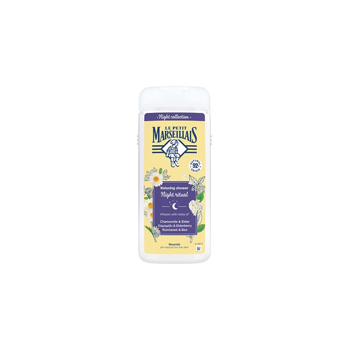 Le Petit Marseillais Night Collection Chamomile & Elder - Sprchový gel 650ml