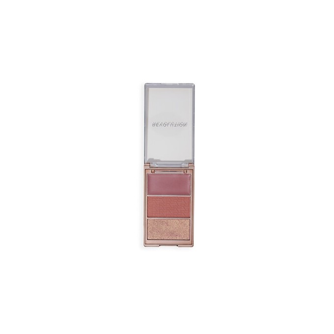 Makeup Revolution Blush Icon Palette - Paletka tvářenek 10,5 g Authentic Peach