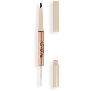 Makeup Revolution Fluffy Duo - Tužka na obočí Dark Brown