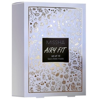 Missha Airy Fit Mask Set - Dárková sada pleťových masek 10.0ks