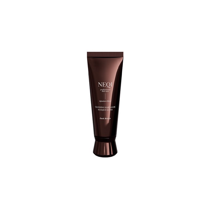 NEQI Dark Brown Glossing Mask - Maska pro tmavé vlasy 120ml